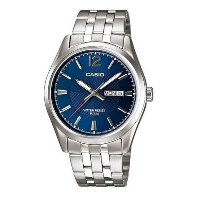 Casio Man Analog MTP-1335D-2AVDF Jam Tangan Pria Stainless Steel - Blue