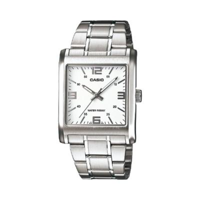 Casio Man Analog MTP-1337D-7ADF Jam Tangan Pria Stainless Steel - Silver