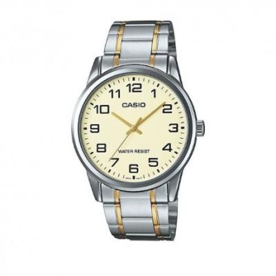 Casio Man Analog MTP-V001SG-9BUDF Jam Tangan Pria Stainless Steel - Gold