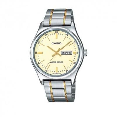 Casio Man Analog MTP-V003SG-9AUDF Jam Tangan Pria Stainless Steel - Gold