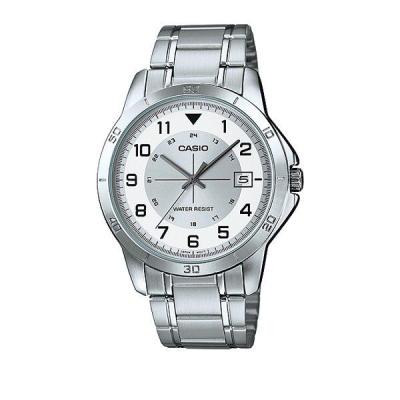 Casio Man Analog MTP-V008D-7BUDF Jam Tangan Pria Stainless Steel - White