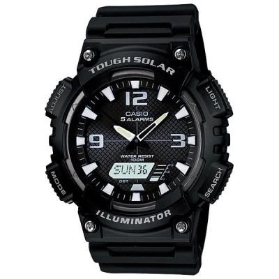 Casio Man Combination AQ-S810W-1AVDF Jam Tangan Pria Resin - Black