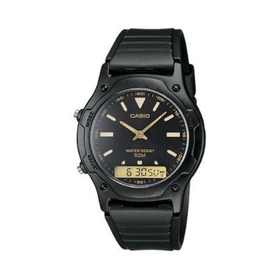 Casio Man Combination AW-49HE-1AVUDF Jam Tangan Pria Resin - Black