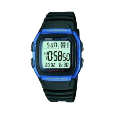 Casio Man Illuminator W-96H-2AV Jam Tangan Pria Resin - Hitam