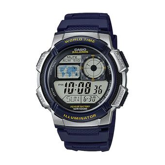 Casio Men's AE-1000W-2A - Jam Tangan Pria - Silver - Resin  