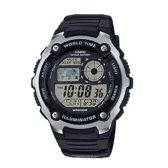 Casio Men's AE-2100W-1A - Jam Tangan Pria - Hitam - Resin  