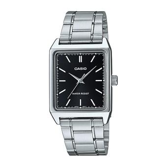 Casio Men's MTP-V007D-1E - Jam Tangan Pria - Hitam - Stainless Steel  