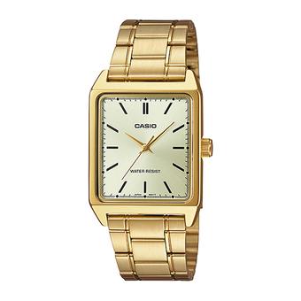 Casio Men's MTP-V007G-9E - Jam Tangan Pria - Gold - Stainless Steel  