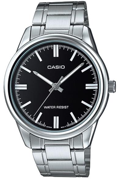 Casio Mtp v005d 1audf jam tangan pria-silver