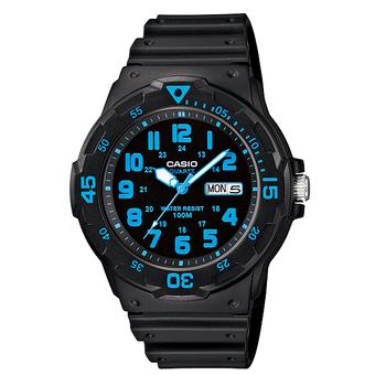 Casio Original - Jam Tangan Pria - Analog - Strap Rubber - MRW-200H-2BV  