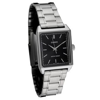 Casio Original Jam Tangan Pria Analog Strap Stainless MTP-V007D-1E - Putih  