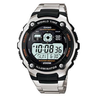 Casio Original Jam Tangan Pria - Stainless - AE-2000WD-1AV  