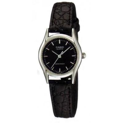 Casio Original LTP-1094E-1A - Jam Tangan Wanita- Leather - Black