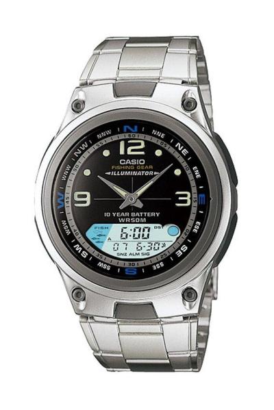 Casio Outgear AW-82D-1AVJam Tangan PriaStrap Stainless Steel - Silver