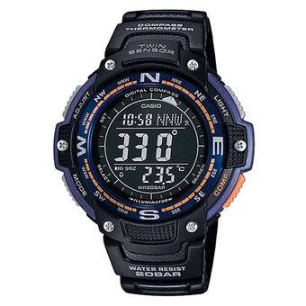 Casio Outgear ProtrekJam Tangan pria - SGW-100-2B - Twin Sensor - Resin - Blue  