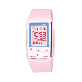 Casio Poptone Original LDF-51 - Jam Tangan Wanita - Pink - Resin  