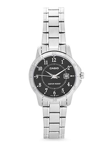 Casio Round Watch Ladies Analog LTP-V004D-1B