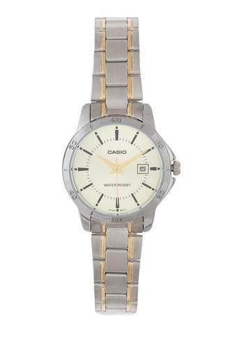 Casio Round Watch Ladies Analog LTP-V004SG-9A