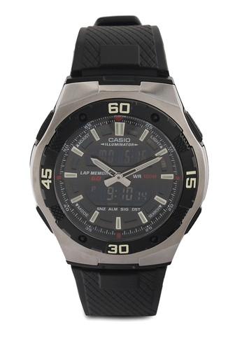 Casio Round Watch Man Combination AQ-164W-1A