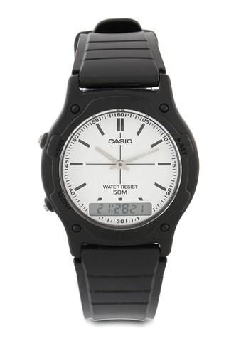 Casio Round Watch Man Combination AW-49H-7E