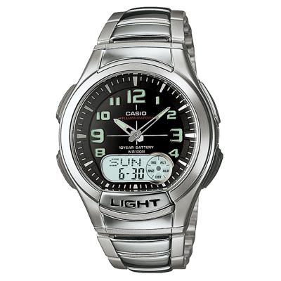 Casio Standard AQ-180WD-1BV Jam Tangan Pria - Abu-abu