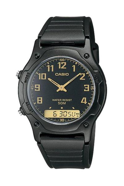 Casio Standard AW-49H-1BVJam Tangan Pria Strap Resin - Black