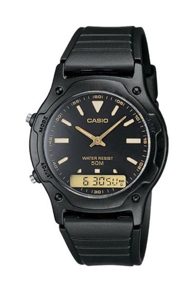 Casio Standard AW-49HE-1AV Jam Tangan Pria Strap Resin - Hitam