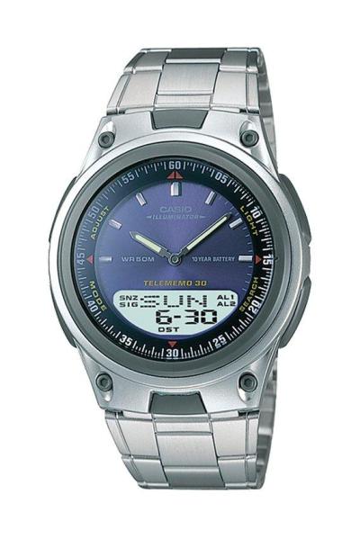 Casio Standard AW-80D-2AVJam Tangan PriaStrap Stainless Steel - Silver