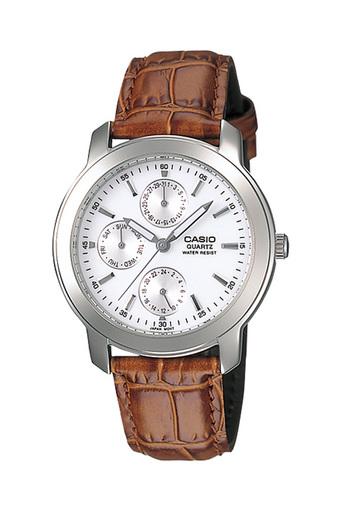 Casio Standard - Jam Tangan Pria - Coklat - Strap Kulit - MTP-1192E-7A  