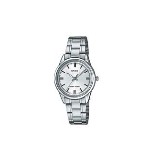 Casio Standard Jam Tangan Wanita - Abu-abu - Strap Stainless Steel - LTP-V005D-7A  