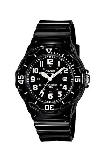 Casio Standard Jam Tangan Wanita - Hitam - Strap Resin - LRW-200H-1BV  