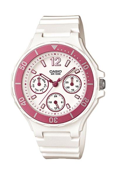 Casio Standard LRW-250H-4AVJam Tangan Wanita Strap Resin - White