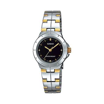 Casio Standard LTP-1242SG-1C - Jam Tangan Wanita - Abu-abu-Hitam  