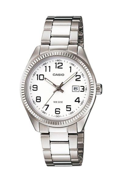 Casio Standard LTP-1302D-7BV Jam Tangan Wanita Strap Rantai - Silver