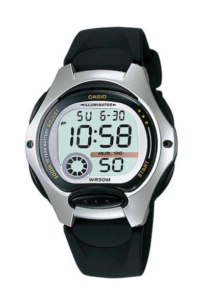 Casio Standard LW-200-1AVJam Tangan Wanita Strap Karet / Resin - Black