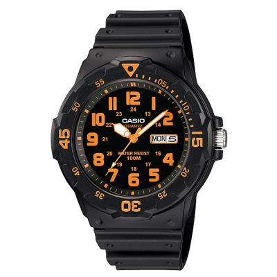 Casio Standard MRW-200H-4BV Jam Tangan Pria - Hitam / Orange