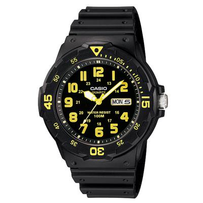 Casio Standard MRW-200H-9BV Jam Tangan Pria - Hitam / Kuning