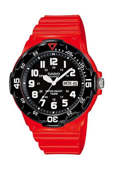 Casio Standard MRW-200HC-4BVJam Tangan PriaStrap Resin - Red