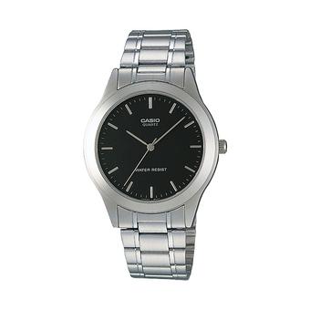 Casio Standard MTP-1128A-1A - Jam Tangan Wanita - Abu-abu - Stainless Steel  