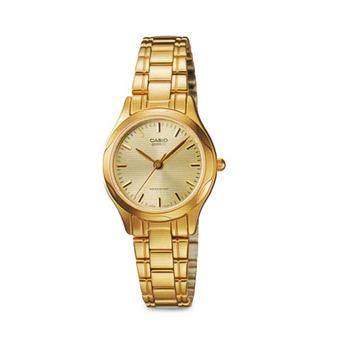 Casio Standard MTP-1275G - Jam Tangan Pria - Gold - Stainless Steel  