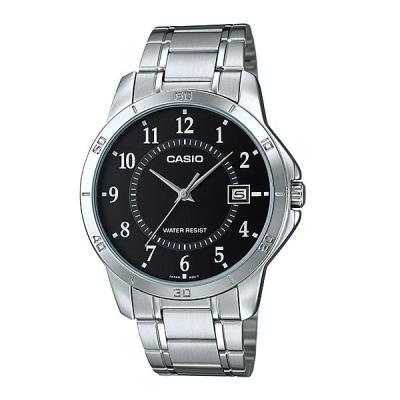 Casio Standard MTP-V004D-1B Jam Tangan Pria Rantai - Silver