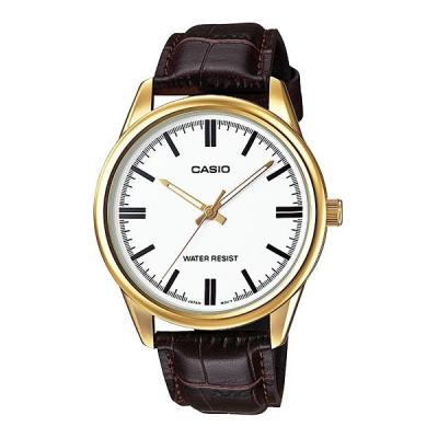 Casio Standard MTP-V005GL-7AJam Tangan Pria Kulit - Brown