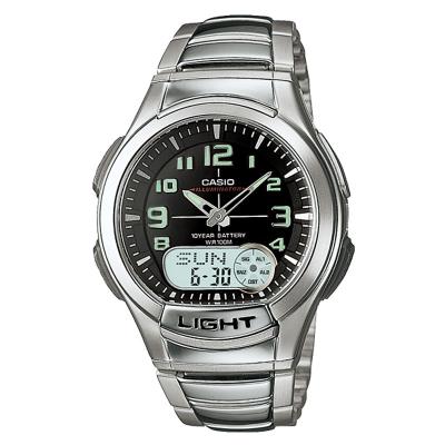 Casio Standard Original AQ-180WD-7BV Jam Tangan Wanita - Abu-abu