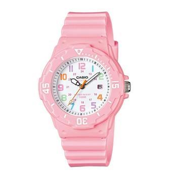 Casio Standard Original Jam Tangan Wanita -LRW-200H-4B2V- Pink Putih - Strap Resin  