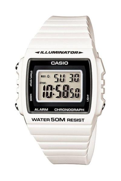 Casio Standard W-215H-7AV -Jam Tangan Unisex Strap Rubber - White