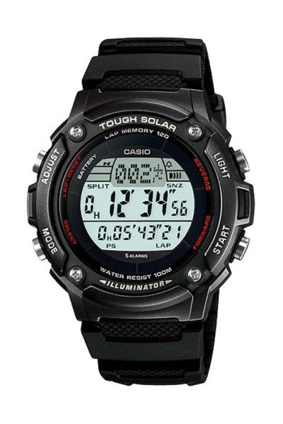 Casio Standard W-S200H-1BV Jam Tangan Pria Strap Karet / Resin - Hitam