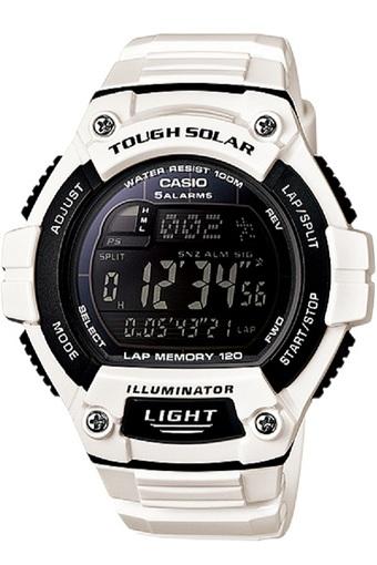 Casio Tough Solar Digital Watch Jam Tangan Pria - Resin Strap - Putih - W-S220C-7BVDF  