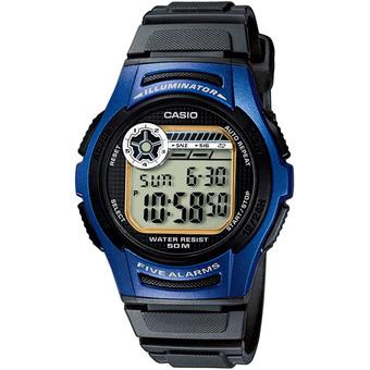 Casio W-213-2AVDF Jam Tangan Pria - Hitam - Resin  