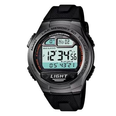 Casio - W-734-1AVDF - Jam Tangan Pria - Strap Resin - Black