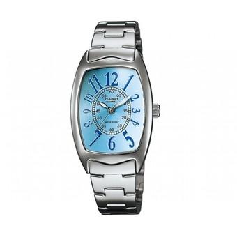 Casio Women's LTP-1208D-2B - Jam Tangan Wanita - Blue - Stainless Steel  